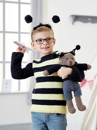 Bee Happy Jumper & Headband by Emma Varnam