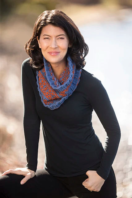 Easy Peasy Stranded Cowl by Shannon Dunbabin