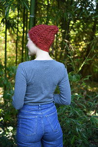 Chunky Cabled Hat by Shannon Dunbabin