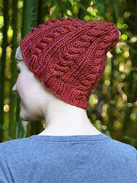 Chunky Cabled Hat by Shannon Dunbabin