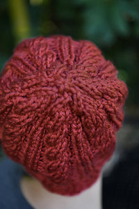 Chunky Cabled Hat by Shannon Dunbabin