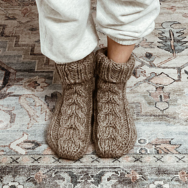 Chunky Comfort Hearth Socks by Julia Disini