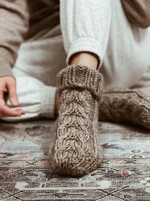 Chunky Comfort Hearth Socks by Julia Disini