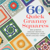 Cascade Yarns 60 Quick Crochet Granny Squares