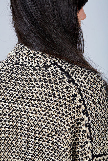 Crosshatch Cardigan by Nina Holubcova