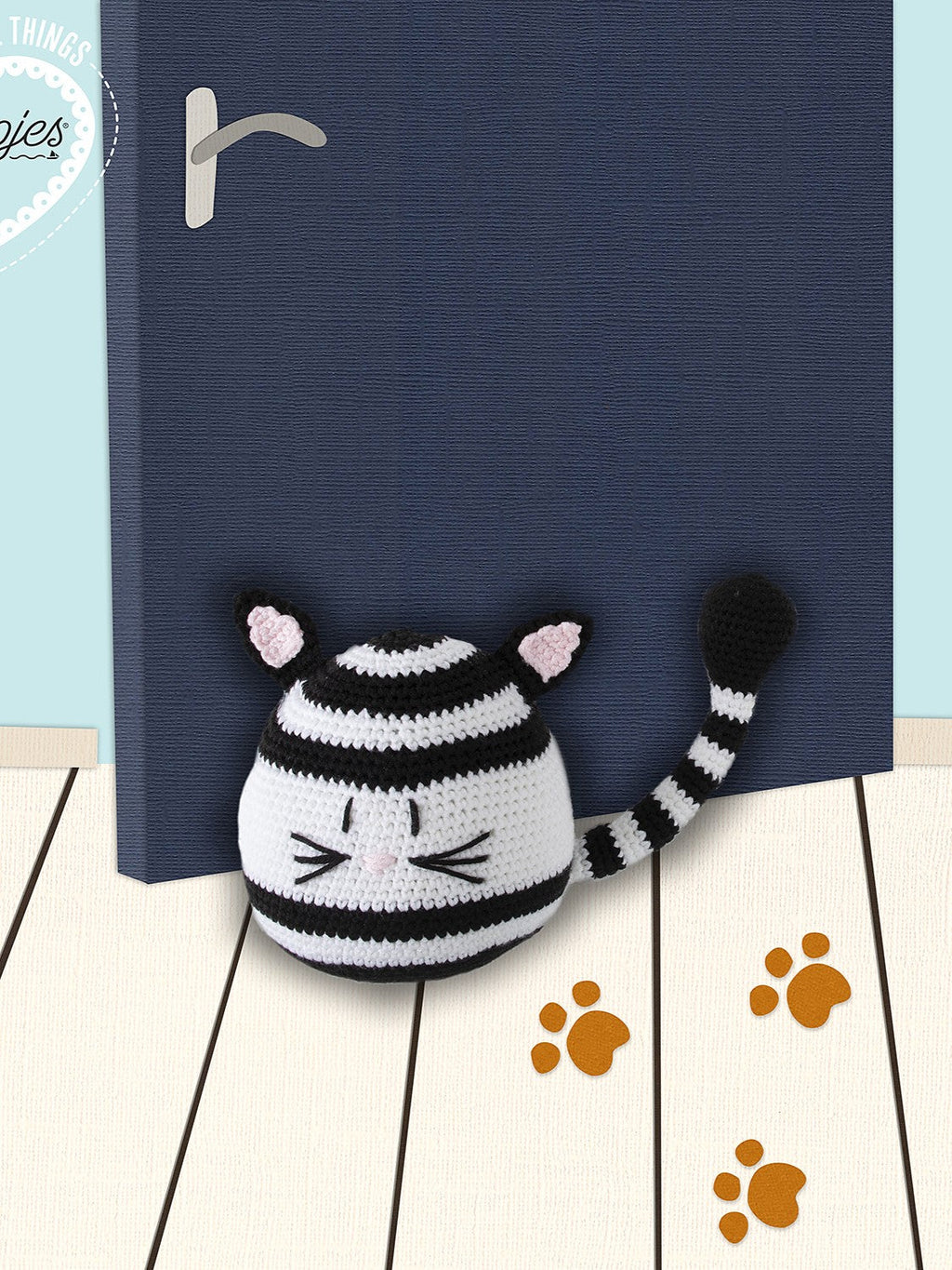 Kitty Cat Doorstop by Maja Nowicka