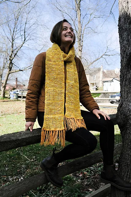 Trellis Scarf by Sarah E. Chapman