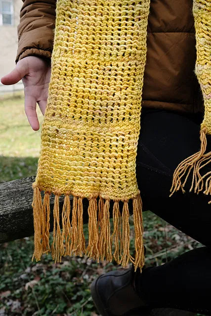 Trellis Scarf by Sarah E. Chapman