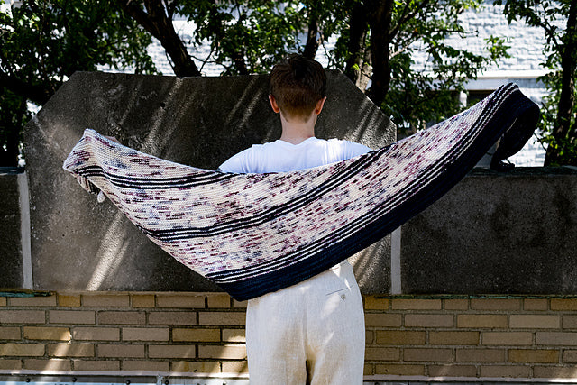 Moon + Stars Shawl by Quinn Reverendo