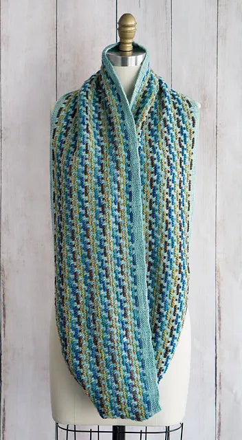 Trolley Tracks Infinity Scarf by Lisa R. Myers