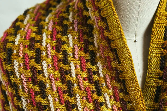 Trolley Tracks Infinity Scarf by Lisa R. Myers