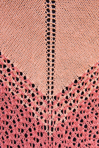 Tonal Triangle Shawl by Nancy Lekx