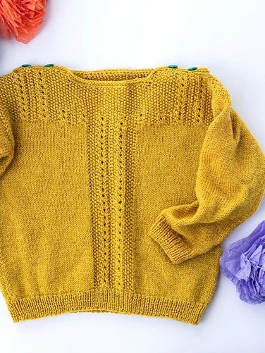 Baby Fiddlehead Pullover by Courtney Kelley