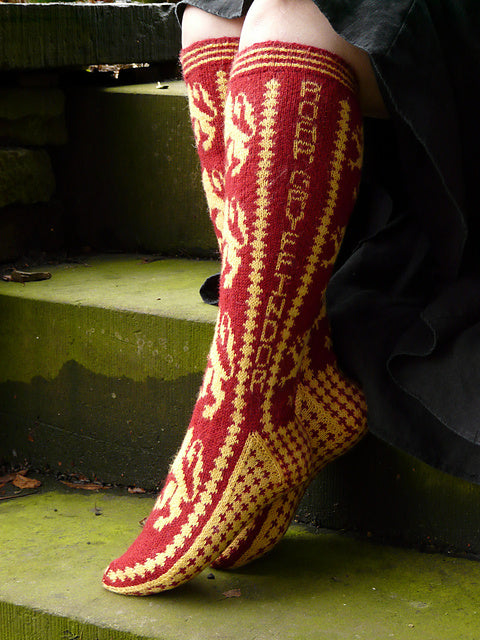 Gryffindor Pride Socks by Ann Kingstone