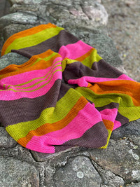 Show Your Stripes Scarf by Plucky Knitter Design