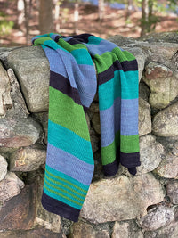 Show Your Stripes Scarf by Plucky Knitter Design