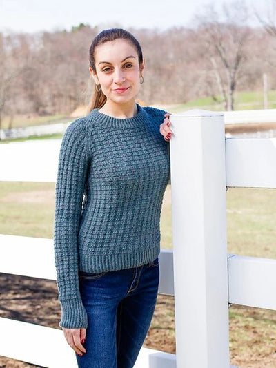 Waffley Pullover by pamela wynne