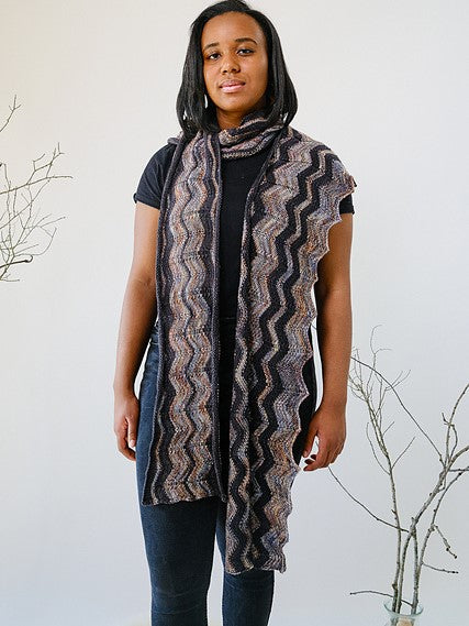 Lantern Light Shawl by Beach House Knits