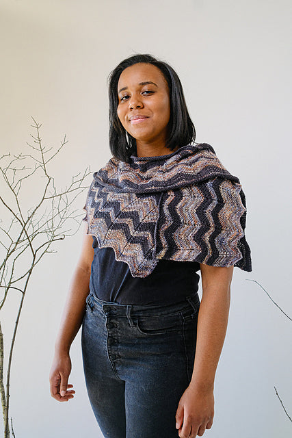 Lantern Light Shawl by Beach House Knits