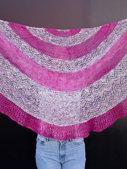 Chevron Delight Shawl by Lora Marin