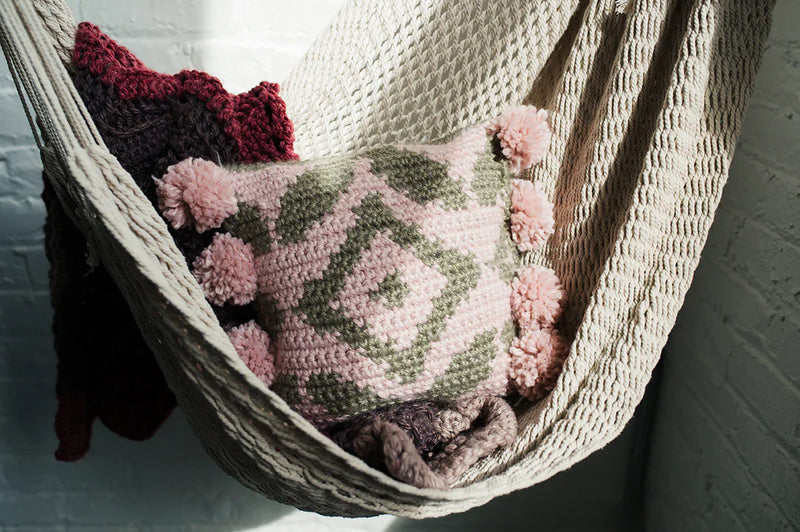 Boho Pom-Pom Pillow