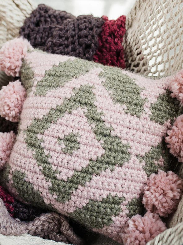 Boho Pom-Pom Pillow