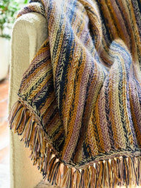 Braided Stripe Blanket by Alison Welch