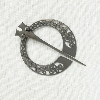 JUL Designs Black Runa Penannular Brooch