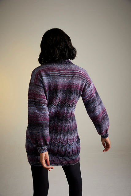 10713 Night Blooming Roll Neck by Sirdar