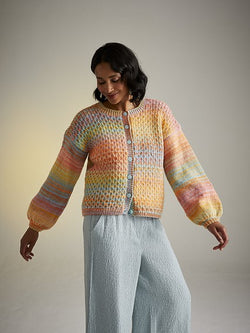 10716 Twilight Trellis Cardigan by Sirdar