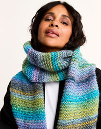 10807 Strata Tie Scarf by Sirdar