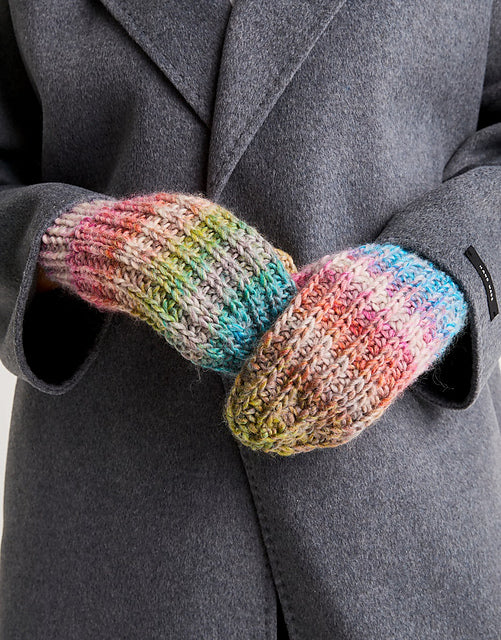 10808 Marbled Hat and Mittens by Sirdar