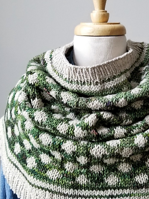 Snow Cone cowl by Plucky Knitter Design