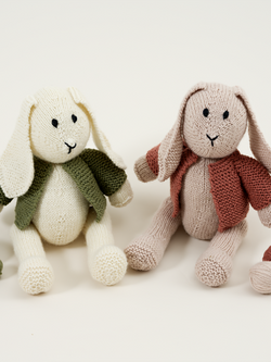 Bo Bunny Knitted Rabbits by Sarah Hatton