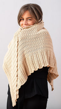 Serpentine Column Shawl by Catherine Salter Bayar