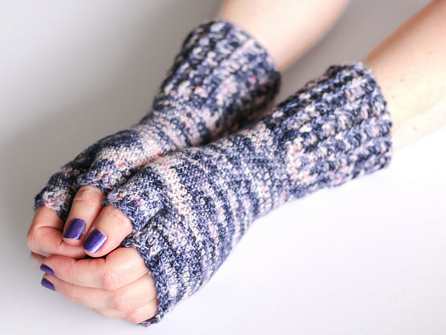 Showtime Mitts by Madelinetosh