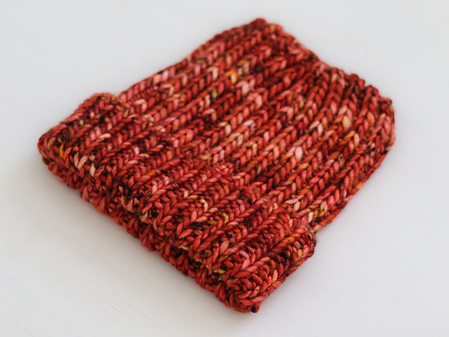 Warm Noodle Beanie by Lena Skvagerson