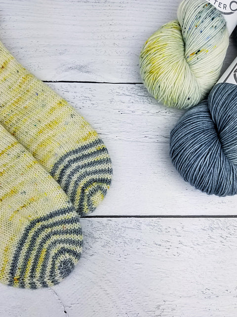 Sportster Socks by Plucky Knitter Design