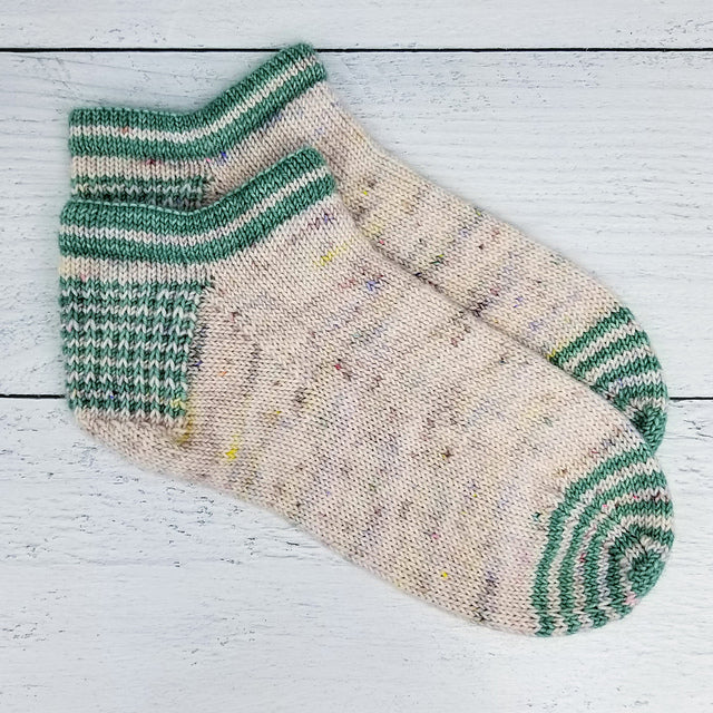 Sportster Socks by Plucky Knitter Design