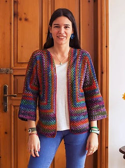 Squared Up Jacket by Urth Yarns