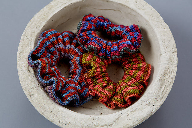 Stripy Scrunchies by Nina Holubcova