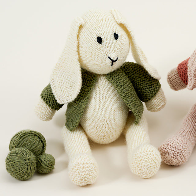 Bo Bunny Knitted Rabbits by Sarah Hatton