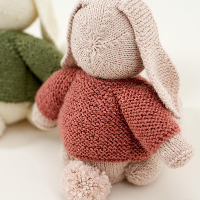 Bo Bunny Knitted Rabbits by Sarah Hatton