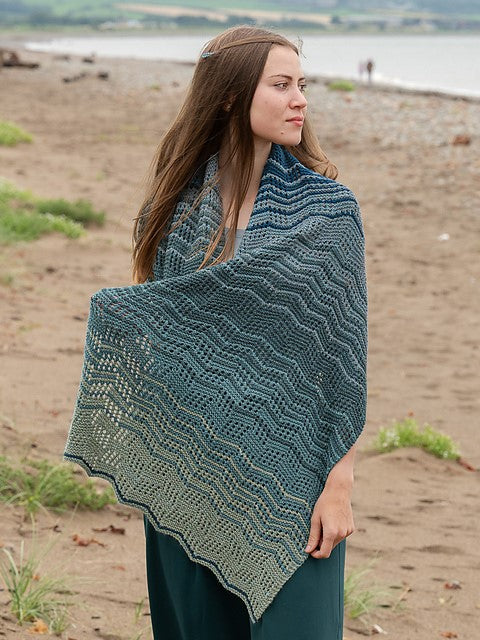 Ways of Water Wrap by Jennifer Kent – Wool and Company