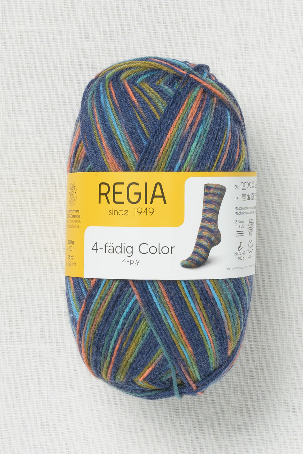 Regia 4-Ply 2355 Lightning Blue (Dashing Lightning)