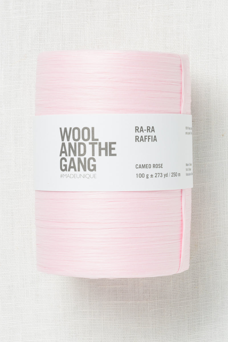 Wool and the Gang Ra-Ra Raffia Cameo Rose