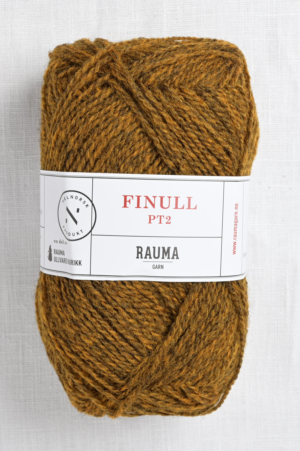 Rauma Finullgarn 4125 Dark Ochre Heather