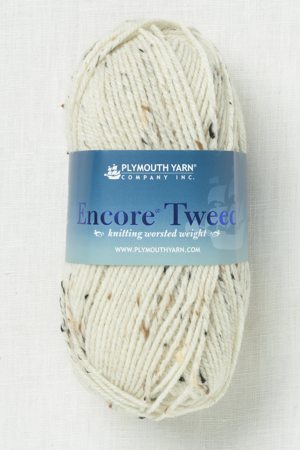 Plymouth Encore Worsted Tweed 1363 Oatmeal