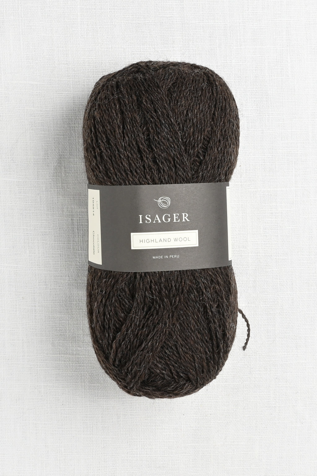 Isager Highland Wool Chocolate