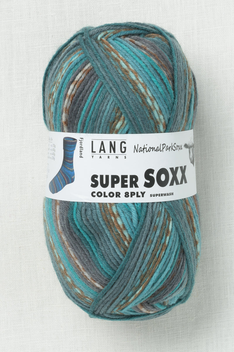 Lang Yarns Super Soxx Color 8-Ply 484 Fjordland